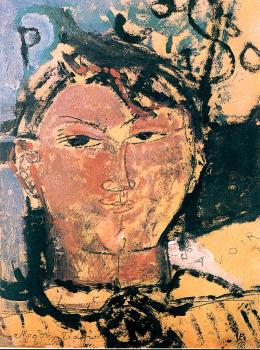 阿米地奧 莫迪裡阿尼 Portrait of Picasso